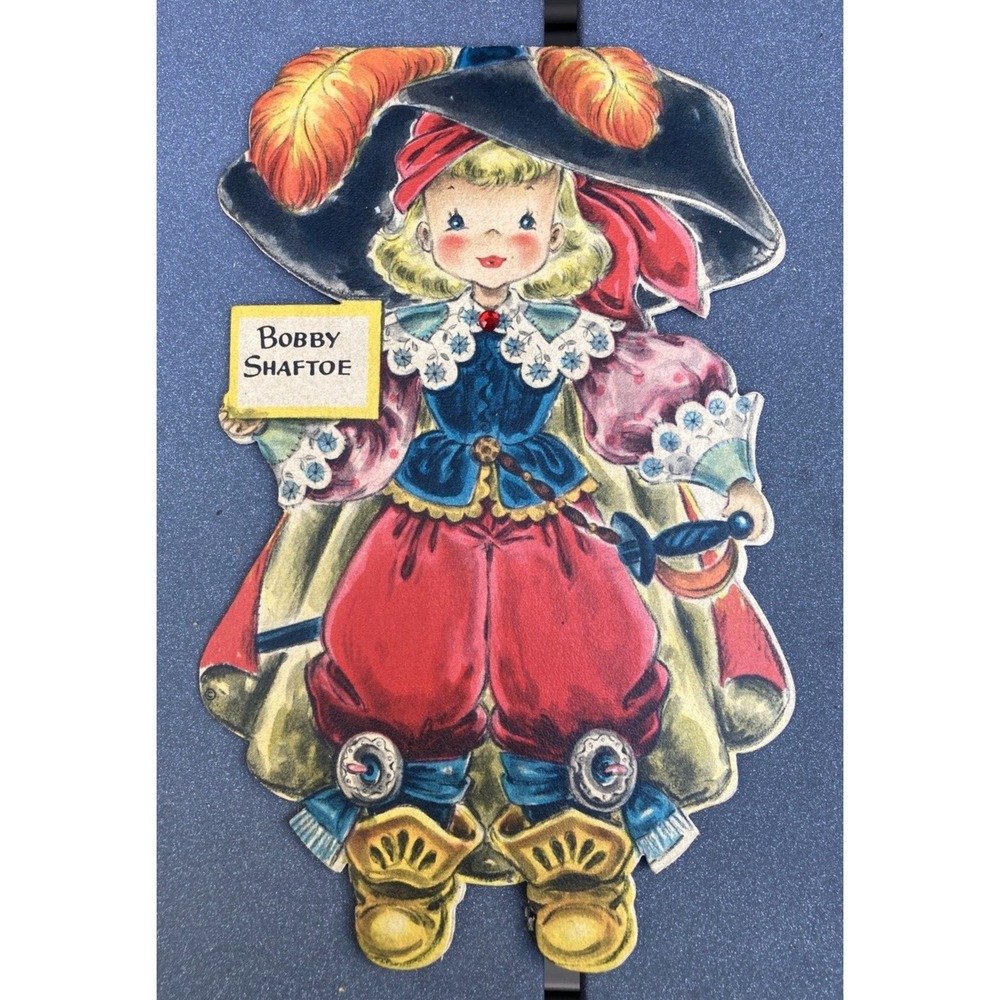 Vintage Hallmark Hall Brothers doll card Land of Make Believe Bobby Shaftoe Viv